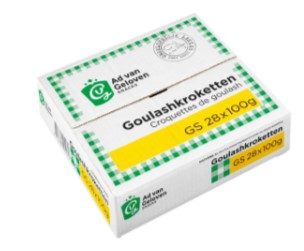 Ad van Geloven Goulashkroketten 28x100gr